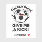 サッカー与えは私にキックおもしろいスポーツ シール (シート)