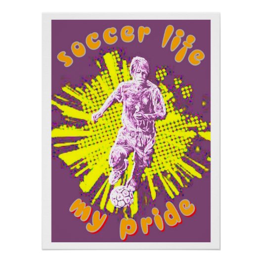 サッカー人生我が誇り ポスター (正面)