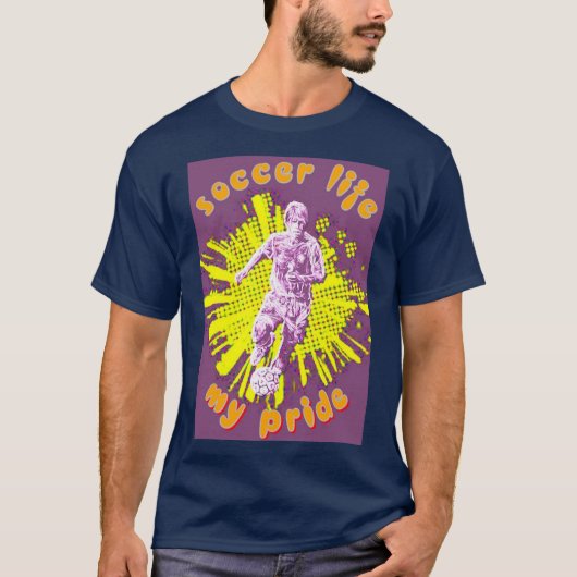 サッカー人生我が誇り Tシャツ (正面)