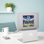 サッカー伝説 アクションノート シール (デスク上のノートパソコン)