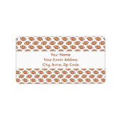 サッカー住所 シール (正面)