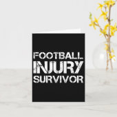 サッカー傷害サバイバー カード (黄色い花)