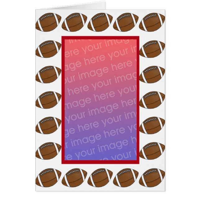 サッカー写真カード (正面)