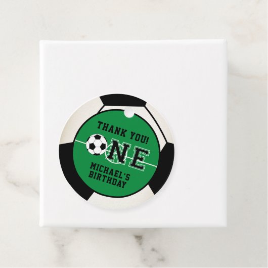 サッカー初の誕生日メッセージカード フェイバータグ (インサイチュ)