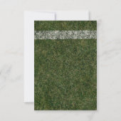 サッカー初年ダウン誕生日写真 サンキューカード (裏面)