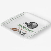 サッカー初年ダウン誕生日 ペーパープレート (傾斜あり)