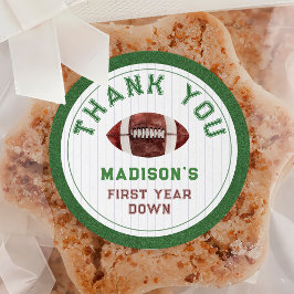 サッカー初年ダウン誕生日 ラウンドシール