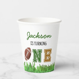 サッカー初年ダウン誕生日 紙コップ