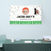 サッカー初年度ダウン1回目の誕生日パーティーバナー 横断幕 (トレードショー)