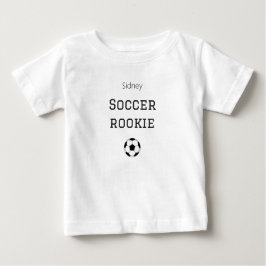 サッカー初心者オリジナルベビー名入りウェア ベビーTシャツ