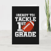 サッカー初日1年生新学期 カード (正面)