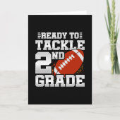 サッカー初日2年生新学期 カード (正面)