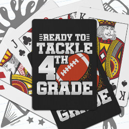 サッカー初日4年生新学期 トランプ