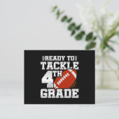 サッカー初日4年生新学期 ポストカード (スタンド正面)