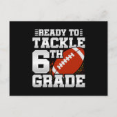 サッカー初日6年生新学期 ポストカード (正面)