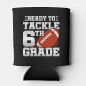 サッカー初日6年生新学期 缶クーラー (裏面)