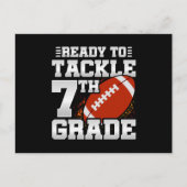 サッカー初日7年生新学期 ポストカード (正面)