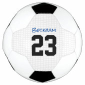 サッカー名スポーツ番号ゴールネットおもしろい サッカーボール (正面)