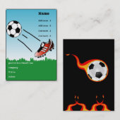 サッカー名刺 名刺 (正面/裏面)