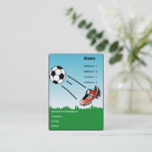 サッカー名刺 名刺 (スタンド正面)