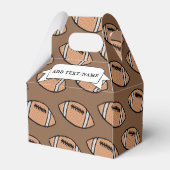 サッカー名前をカスタムするブラウン フェイバーボックス (裏面サイド)