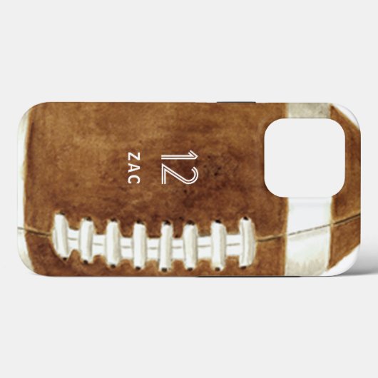 サッカー名前をカスタムする&ナンバーケースメイトiPhone Case-Mate iPhoneケース (裏面 (横))