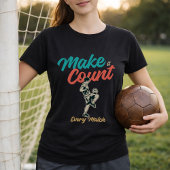 サッカー名言 試合を大切にせよ Tシャツ
