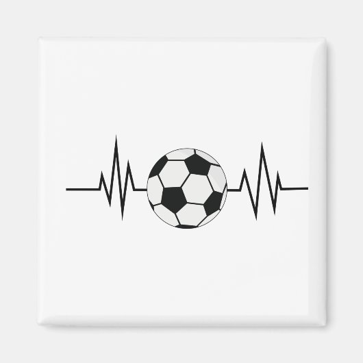 サッカー周波数 マグネット (正面)