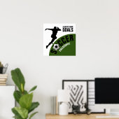 サッカー哲学 ポスター (ホームオフィス)