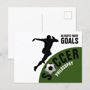 サッカー哲学 ポストカード