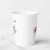 サッカー土曜日の南紙杯 紙コップ (右)