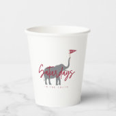 サッカー土曜日の南紙杯 紙コップ (正面)