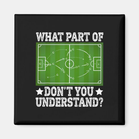 サッカー場のどこがわからない? D マグネット (正面)