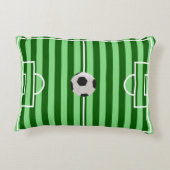 サッカー場のまくらユニーク-サッカーの贈り物 アクセントクッション (裏面)