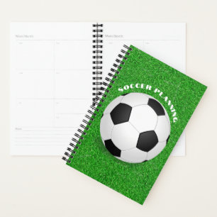 サッカー場のサッカーボール プランナー手帳