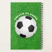 サッカー場のサッカーボール プランナー手帳 (裏面)