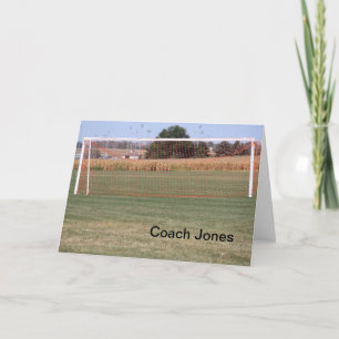 サッカー場のノテカード カード