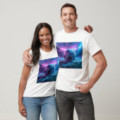 サッカー場のフットボールスタイル Tシャツ (ユニセックス)