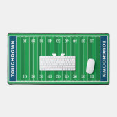 サッカー場の名前とイニシャル デスクマット (キーボード&マウス)