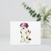 サッカー場の犬 ポストカード (スタンド正面)