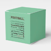 サッカー場の用語パーソナライズされた フェイバーボックス (正面サイド)