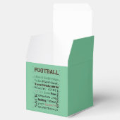 サッカー場の用語パーソナライズされた フェイバーボックス (オープン)