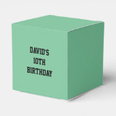 サッカー場の用語パーソナライズされた フェイバーボックス (裏面サイド)