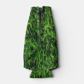 サッカー場の緑の草の質感 ボトルクーラー (裏面)