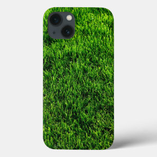 サッカー場の緑の草の質感 iPhone 13ケース