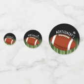 サッカー場の試合日のテーブル コンフェッティ (正面)