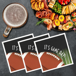 サッカー場の試合日 スタンダードカクテルナプキン