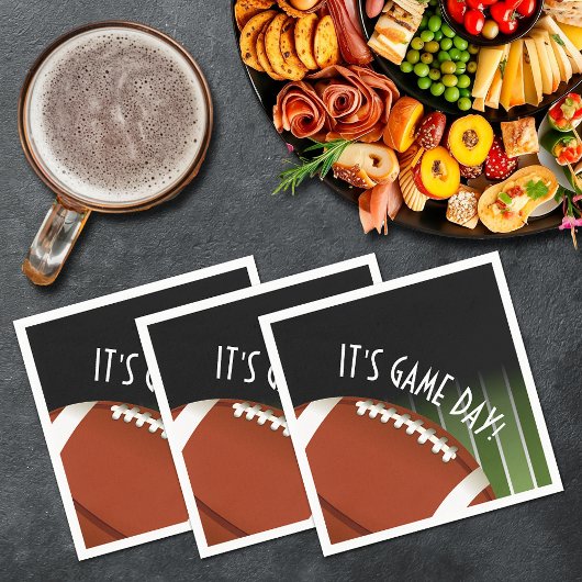 サッカー場の試合日 スタンダードカクテルナプキン