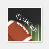 サッカー場の試合日 スタンダードカクテルナプキン (正面)