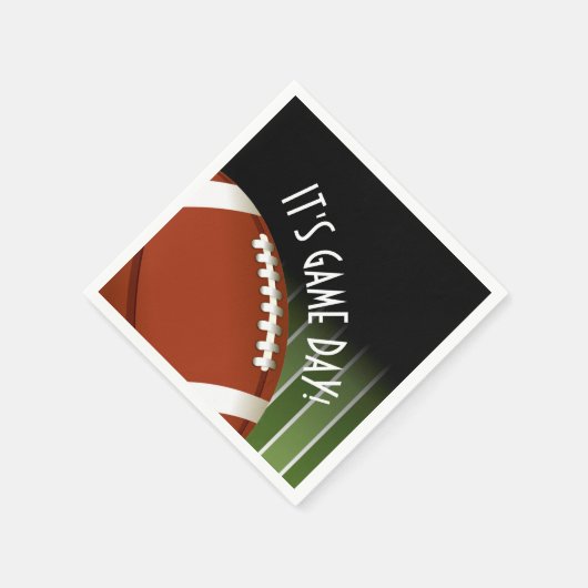 サッカー場の試合日 スタンダードカクテルナプキン (角)